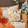 Anime The T-Tyrant Falls In Love Pillow Case Anti-dustmite Pillow Invisible Zipper Silky Short Plush Sofa Cushion Cover