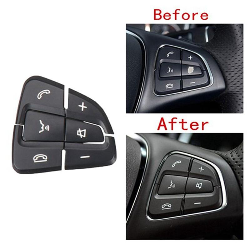 Car Steering Wheel Multifunction Switch Buttons 0999050600 0999050700 for Mercedes Benz GLA GLS GLE W246 W166