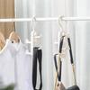 Durable Plastic Materials Hanging Hook Versatile Clothes Rack Organizers with Multiple Hanger for Home and Closet Use