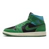 Jordan 1 Mid Lucky Green Aquatone Women's BQ6472-033