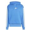 Adidas Mens 3 Stripes Fleece Hoodie