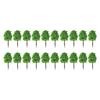 20pcs Model Trees 1:100 Train Railroad Diorama Wargame Park Landscape Scenery