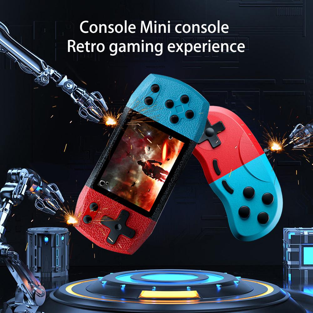 Mini Arcade Electronic Toy for Boys Girls with USB Rechargeable Battery with 620+ Preloaded HD Classic Games 2.4'' Large Screen