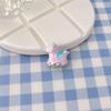 999 Sterling Silver Colorful Cartoon Horse Spacer Beads for DIY Bracelets