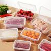Food Storage Box Transparent Storage Container Fridge Organizer Microwave Safe Fresh-Keeping Sealing Box Kitchen Food Dispenser