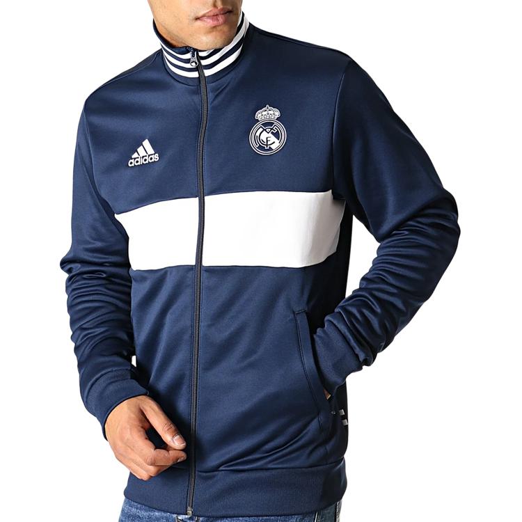 Men's Adidas Jackets Men's Navy Blue Stand Collar Moderate Other