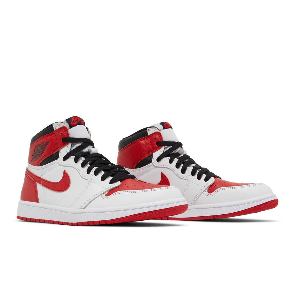 Air Jordan 1 Retro High OG 'Heritage' (Unisex) White / University Red / Black Vintage Basketball Shoes 555088 161