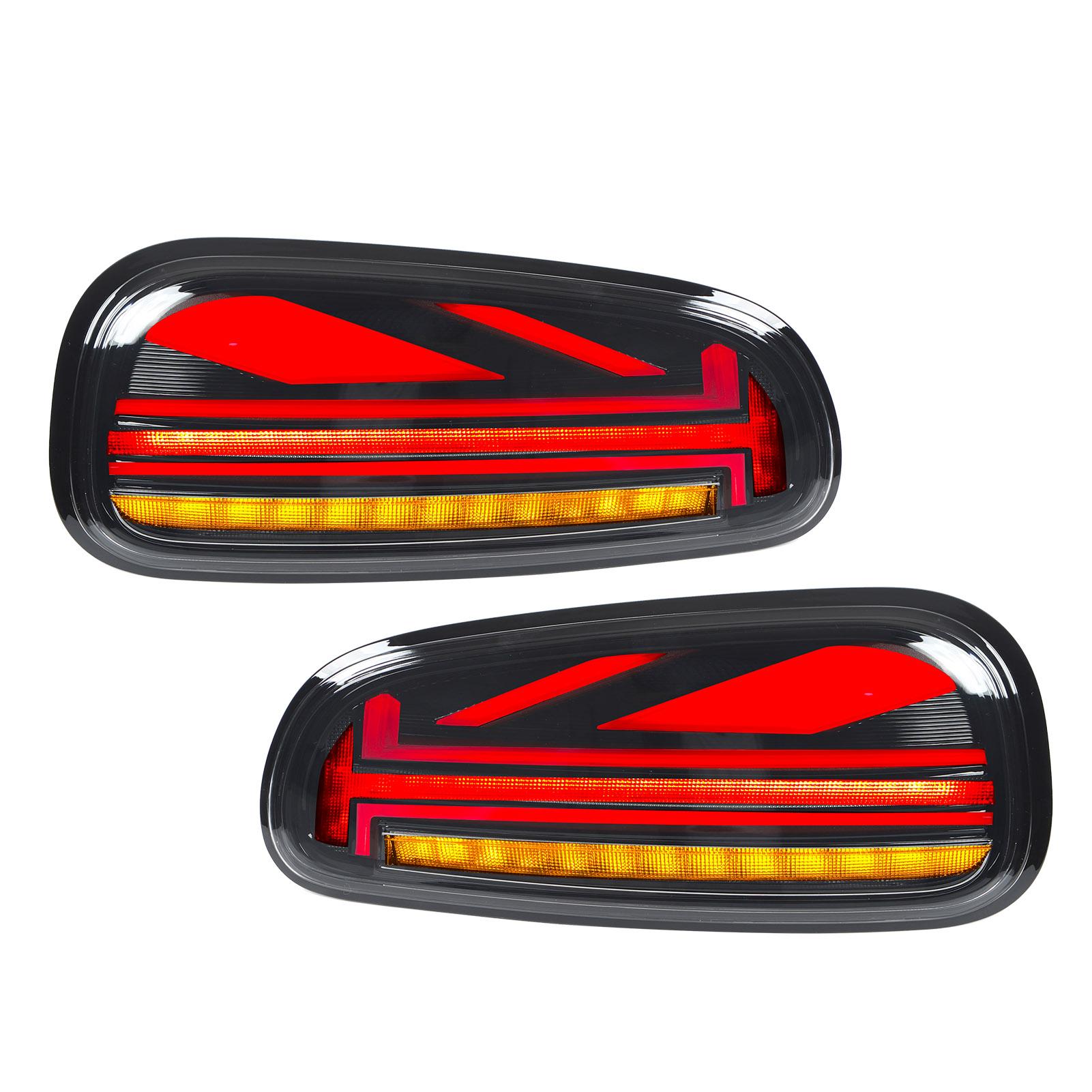 

1 пара светодиодных задних фонарей высокой яркости, универсальные, водонепроницаемые, IP67, 3D-анимационные, задние стоп-сигналы