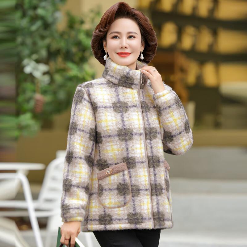 2025 New Autumn/Winter Cotton Padded Jacket for Middle-Aged Moms