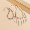 Imitation Pearls Choker Tassels Necklace Fashion Collar Necklace Jewelry