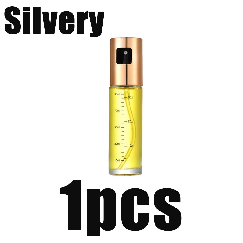 1/2pcs Glass Oil Sprayer Condiment Bottle Vinegar Bottle Leak-Proof For Barbecue And Air Fryer Seasoning Condiment Spray Bottle