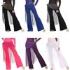 Fashion Sequins Tassels Belly Dance Belt Jazz Dance Street Dance Triangle Hip Scarf Show Costumes Shiny Waist Chain for Women