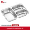 Lijia Stainless Steel 3-Compartment Lunch Box