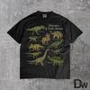 Dinosaurs of North America Vintage T-Shirt | Retro 90s Prehistoric Species Graphic Tee, Fossil Gift