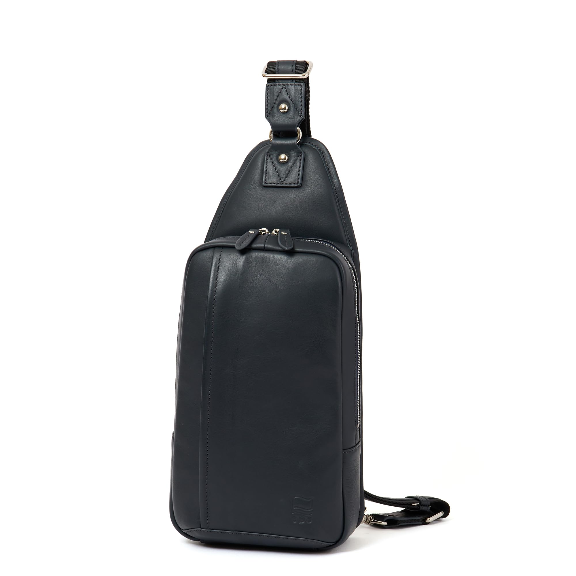 

epe Men s Genuine Leather Body Bag, Large Capacity, Designer Shoulder Bag, Popular for Men in Their 40s and 50s (Navy)