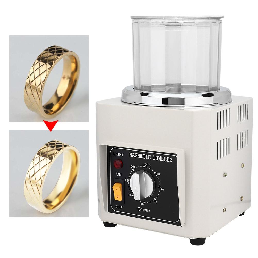 Magnetic Tumbler Jewelry Polisher Finisher Machine Professional Polishing Tool