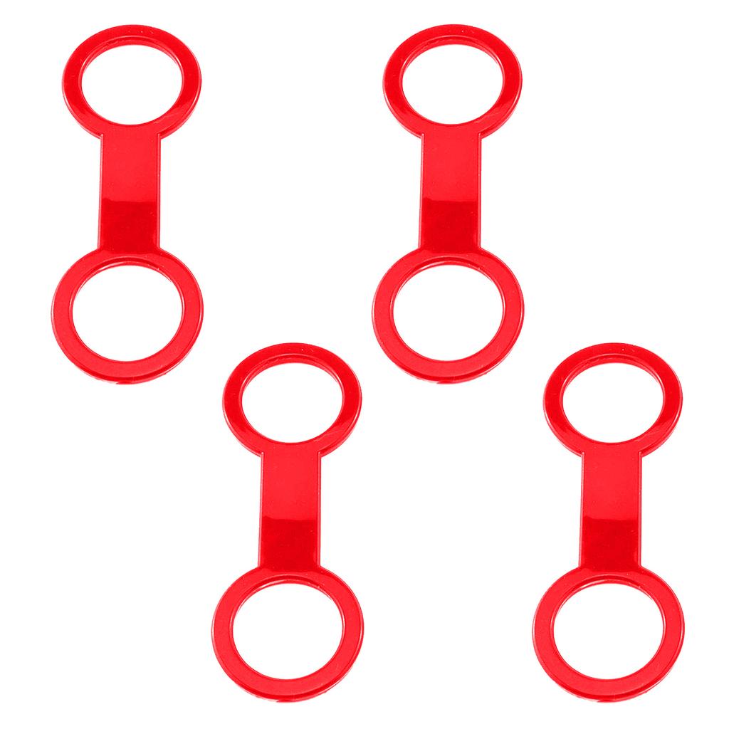 4 stk Silikon Snorkelmaskestroppholder Dykking Snorkling Klemme Festeanordninger Snorkelmaskestroppholder Tubeholder