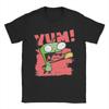 Funny Invaders Zims GIR T Shirt Men's Cotton Short Sleeve  Crewneck Summer Clothes