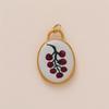 INS Hand Painted FUN Muticolor Flower Pedant For Women Strawberry lemon Charm DIY Making  Bracelet Necklace Gift Accessories