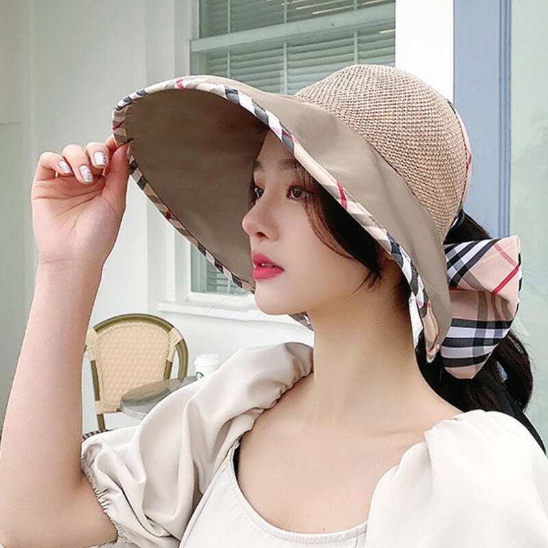 

Nana Women s Wire Sun Visor Summer Sun Cap Vacation Hat beige