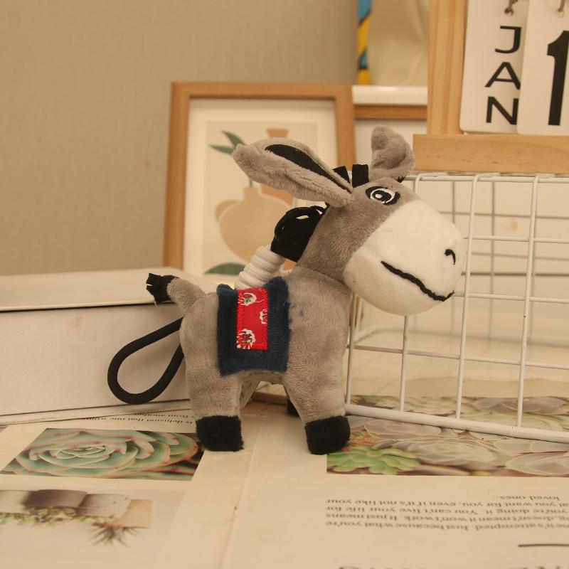 

Плюшевые игрушки идут на рынок брелок-ослик милый креативный брелок-ослик для сумки кукла-ослик 4 inch