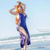 Ensemble complet de olympiques de cosplay Nami pour femmes et filles, haut et jupe, tenues de ceinture, fête d'Halloween et de c