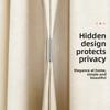 Magnetic Curtain Blind Blackout Clips - No Nails or Sewing Required for Curtain Fastening