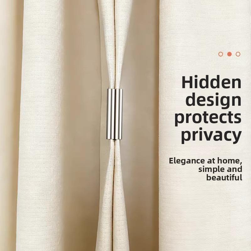 Magnetic Curtain Blind Blackout Clips - No Nails or Sewing Required for Curtain Fastening