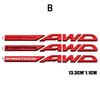 Car Body Sticker Auto Trunk Decorative Badge Decal for SYMMETRICAL AWD Emblem LEVORG STI TRIBECA WRC WRX XV ASCENT