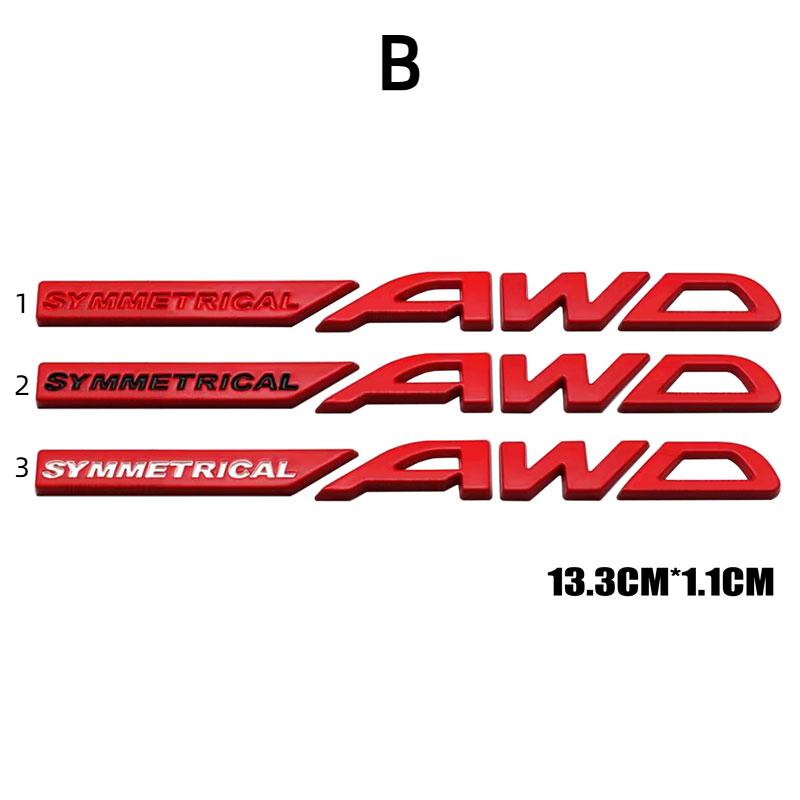 Car Body Sticker Auto Trunk Decorative Badge Decal for SYMMETRICAL AWD Emblem LEVORG STI TRIBECA WRC WRX XV ASCENT