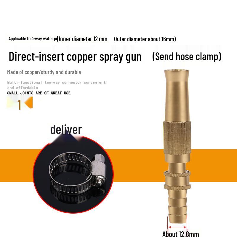 Mosiężna dysza i szczotka do mycia samochodu pod wysokim ciśnieniem