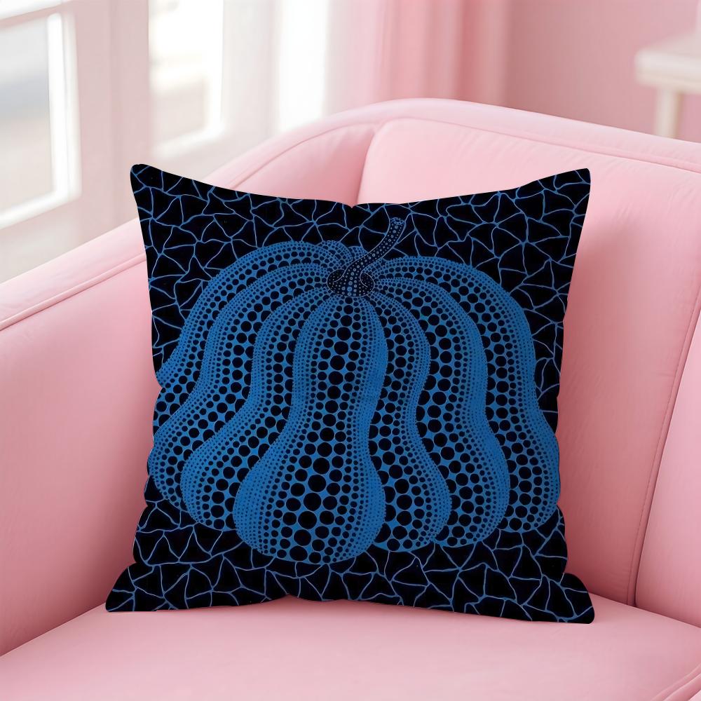 Y-Yayoi K-Kusama Cushion Cover Linen Pillowcase Cover Soft Decor For Sofa Home Room