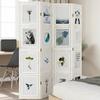 VidaXL Room Divider 4 Panels, Bedroom Screen, Room Separator Panel, Privacy Screen Living Room Office, 358690