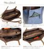 Sakura Tote Made In Genuine Leather Cowhide Botanical Design Bag, Japan, Women's, Handbag, Leather, (Navy)