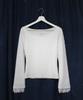 RUBATI Alina Antique Lace Long Sleeve T-Shirt_Ivory