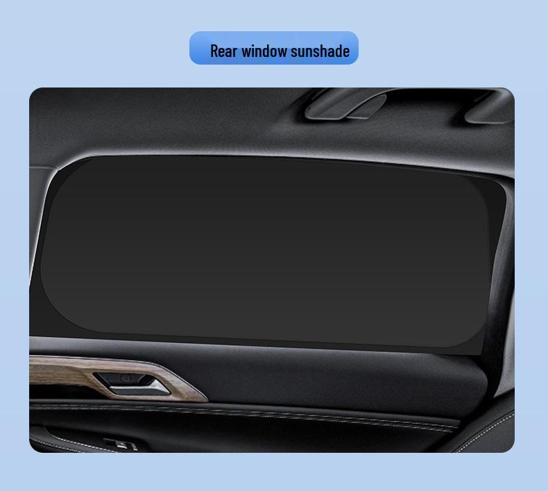 Compatible with Xiaopeng P7: Car Window Sunshade for Heat Insulation, Sun Protection, and Privacy.