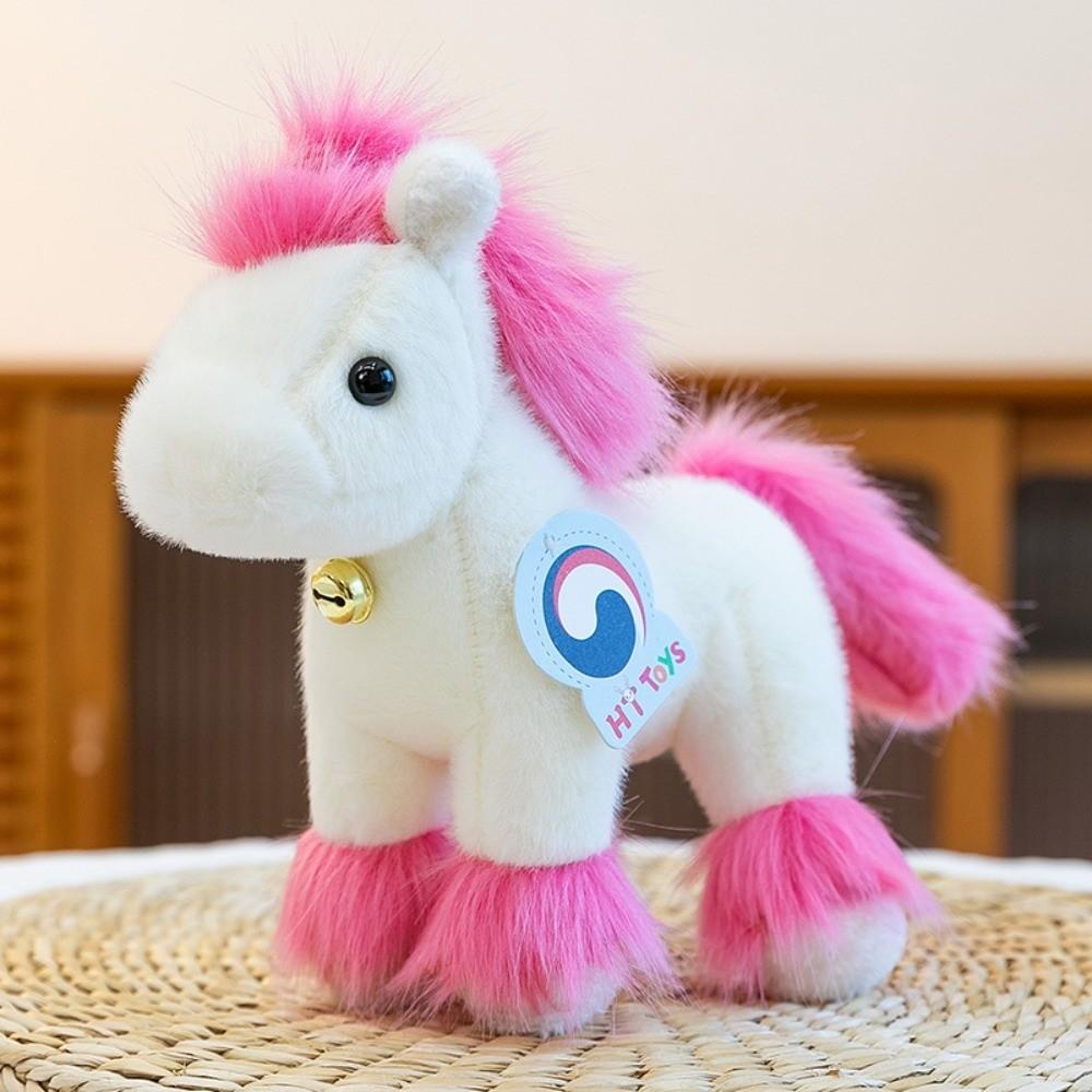 Bell 2026 Horse Plush Doll Mascot Zodiac Pony Figurine Plush Toys Stuffed Horse Toy Festive Decor
