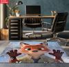 Cartoon Fox and Rabbit Large Room Carpet Non Slip Cartoon Kids Bedroom Living Room Floor Mat Home Decor Children's Play Carpet