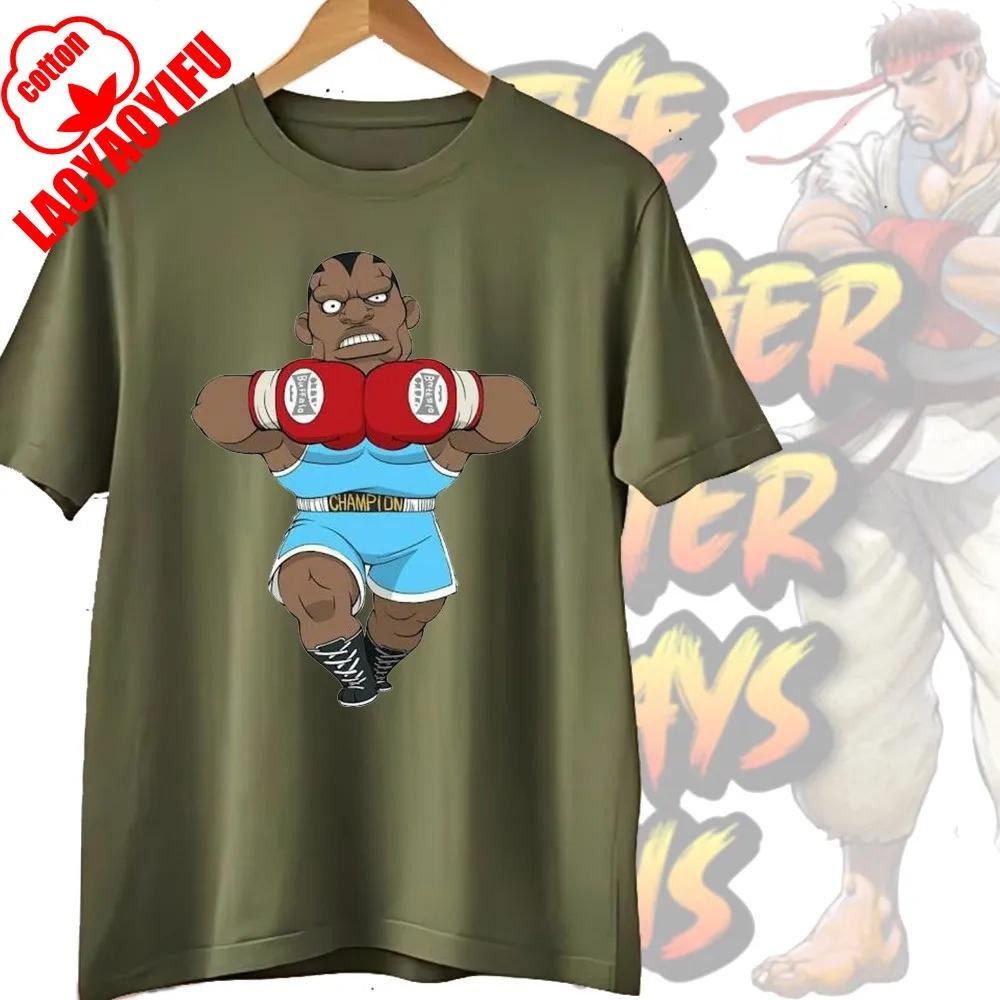 Street Fighter Chun-Li Ryu Bedruckte Y2K Neue Paar Baumwoll-T-Shirts Männer Frauen Streetwear Lässig Harajuku Retro Unisex T-Shirt Top
