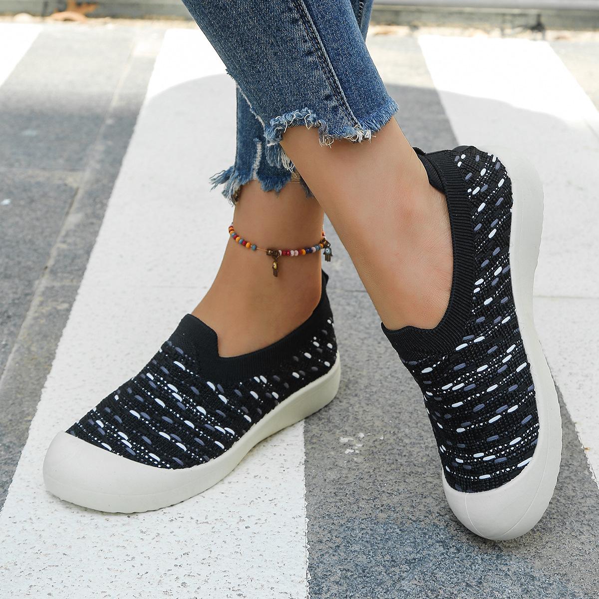 

Flying woven breathable women s shoes casual shoes 36