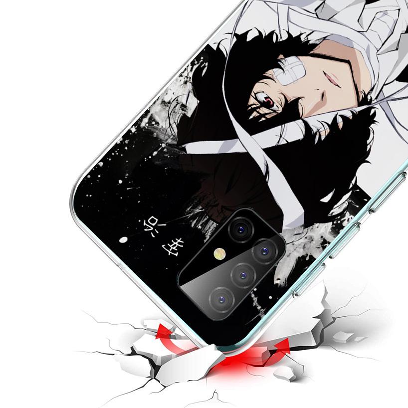 Bungo Stray Dogs Dazai Phone Case For Samsung Galaxy A52 A32 A22 A12 A02S A50S A30S A51 A31 AA71 Note 20 Ultra 10 S10 Plus Galax