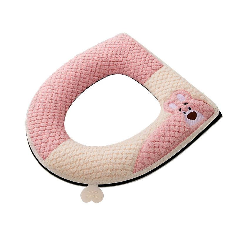 

Funda para inodoro con cremallera diseño de panda a cuadros suave universal para todas las estaciones
