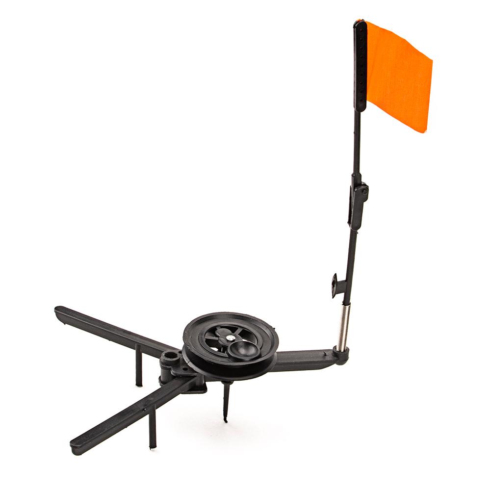 Ice Fishing Rod Tip-up Winter Pole Hole Flag Remarker Alarm With Rattle Reel Ice Fishing Rod Tip-up Winter Pole Hole Flag Remarker Alarm With Rattle Reel