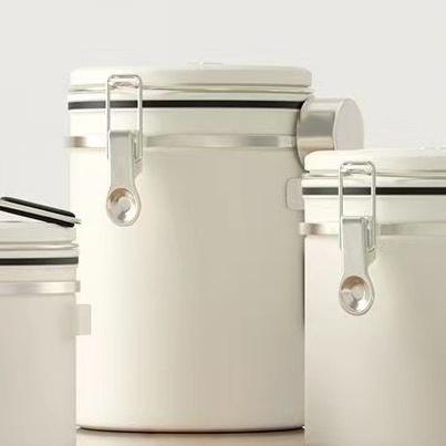 Large Capacity Coffee Beans Vacuum Storage Container Stainless Steel Airtight Container Grains Tea Nut Keep Fresh Storage Jar