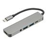 USB C Hub 5 In 1 5Gbps Transmission Type C To Audio PD Port Expander for Mouse Keyboard