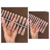 30Pcs Gradient Nude Color Fake Nail Press On Quick Extension Matte Wearable False Nails Natural Multi-Style Full Cover Nail Tips