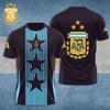 Sommer Mode Rundhals T-Shirt für Damen und Herren, Schönes Argentinien
