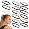 Non-Slip Silicone Sweat-Wicking Sports Headband for Running & Fitness