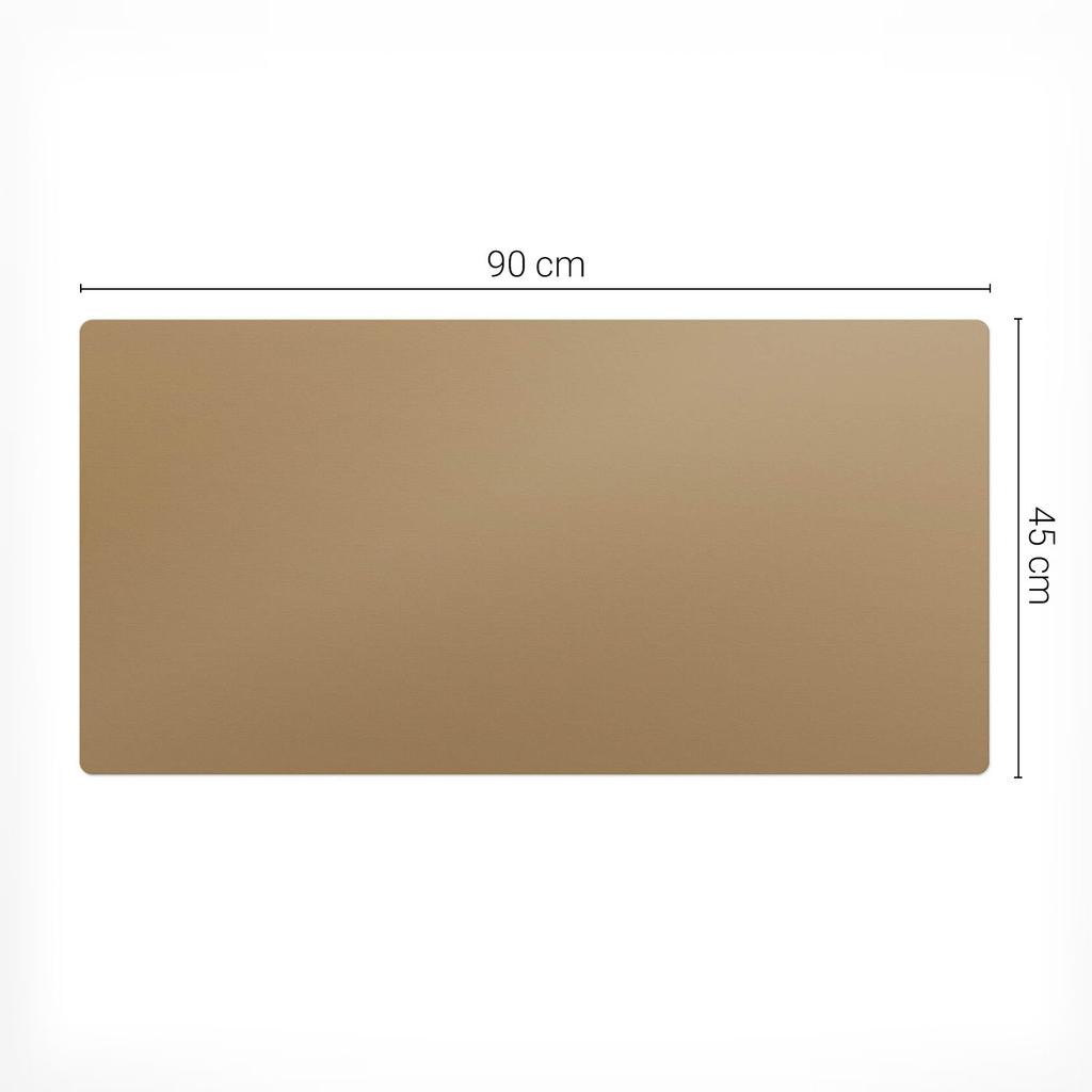 Protective Mat for Desk, Table, Top, Dark Yellow, 90x45 Cm