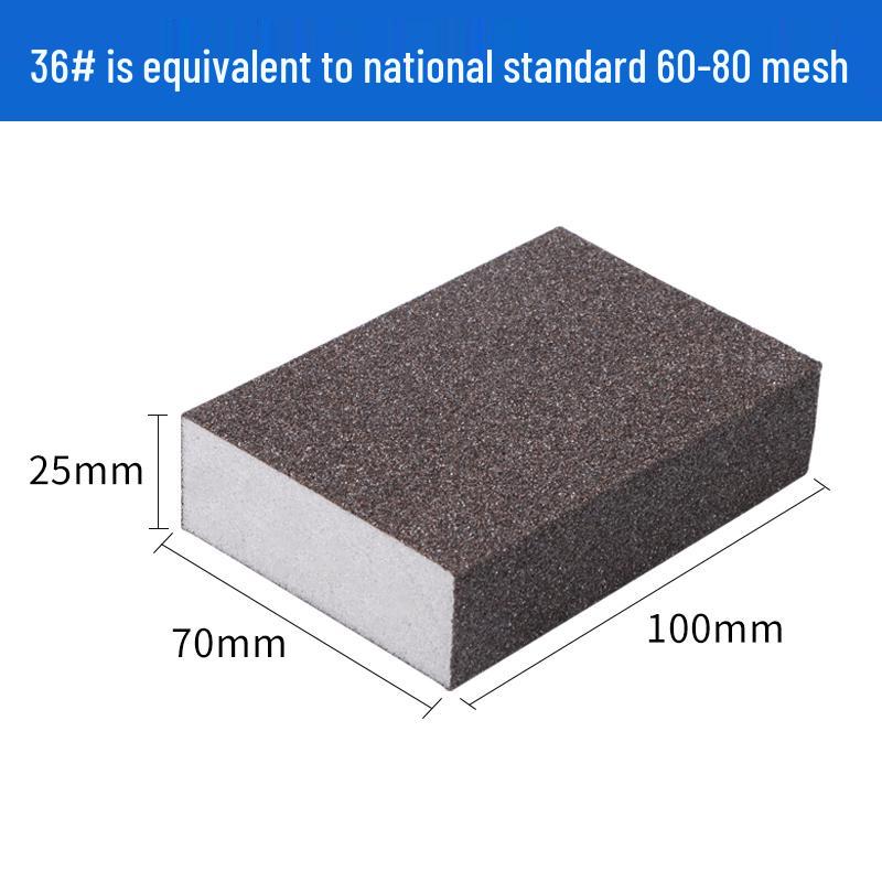 Sponge Sandpaper Block for Wall, Wood, Metal, Rust Removal, Polishing, Grout Cleaning, and Pot Scouring